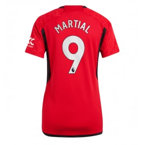 Manchester United Anthony Martial #9 Koszulka Podstawowych Kobiety 2023-24 Krótki Rękaw